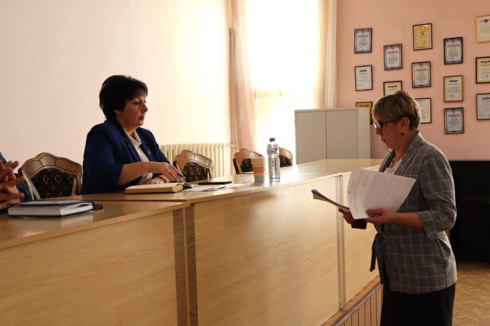 Валентина Харлашка: Сегодня, 20 марта, провела встречу с трудовым коллективом филиала «Макеевкатеплосеть» ГУП ДНР «Донбасстеплоэнерго» Валентина Харлашка: Сегодня, 20 марта, провела встречу с трудовым коллективом филиала «Макеевкатеплосеть» ГУП ДНР «Донбасстеплоэнерго»