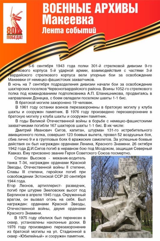 Александр Подгорный: #Победе80 #Макеевка #ДНР #Путь_к_Победе #Военные_архивы #ДеньПобеды2025