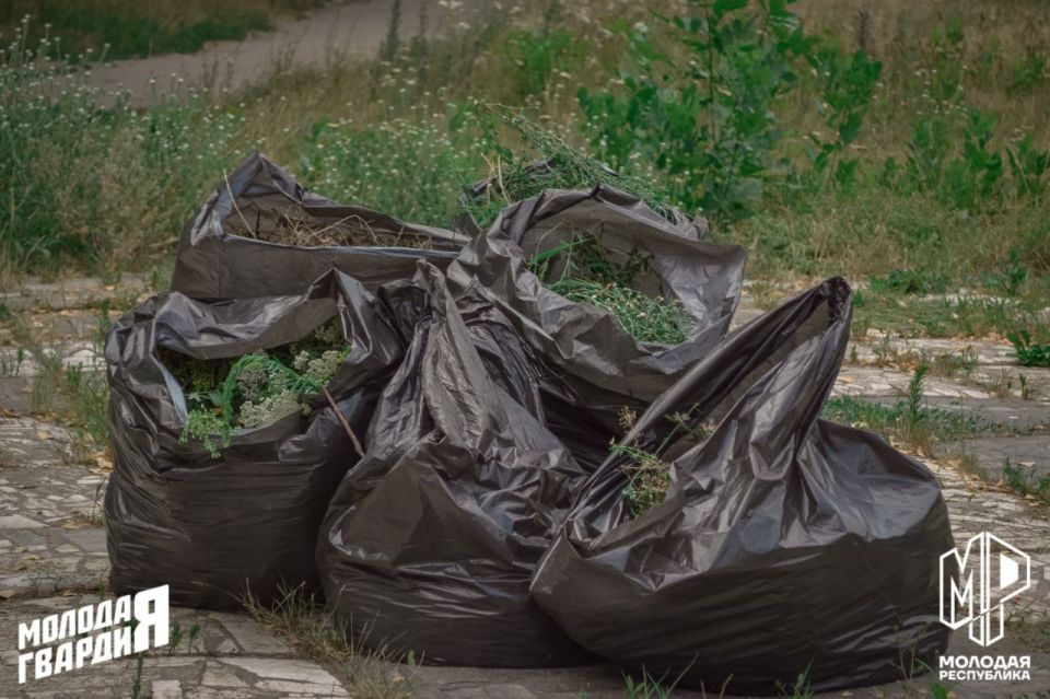 Молодёжка навела порядок в памятных местах Молодёжка навела порядок в памятных местах