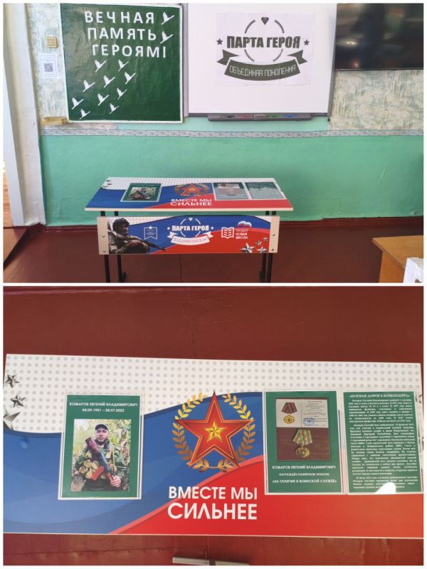 Участие в проекте «Парта Героя» Участие в проекте «Парта Героя»