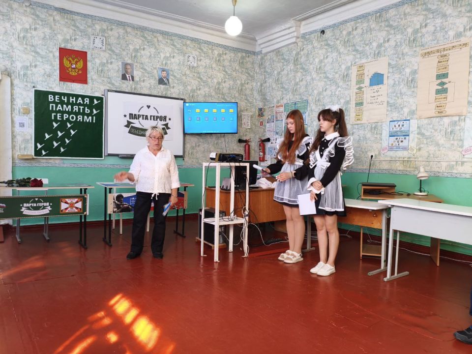 Участие в проекте «Парта Героя» Участие в проекте «Парта Героя»