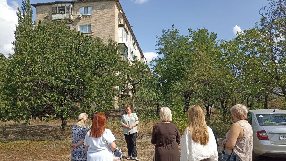 8 сентября спикер Ольга Шкляревич провела встречу с населением возле дома № 13 по улице Перова