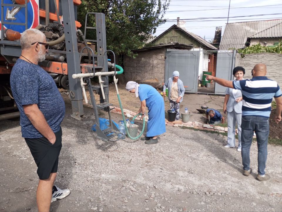 Валентина Харлашка: Сегодня, 10 сентября провела мониторинг подвоза воды в Центрально-Городском районе по ул. Розы Люксембург