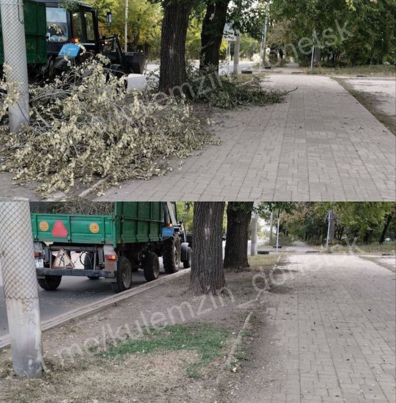 Алексей Кулемзин: Сегодня сотрудники коммунального предприятия «Зелёное строительство» выполнили ряд работ по благоустройству нашего города