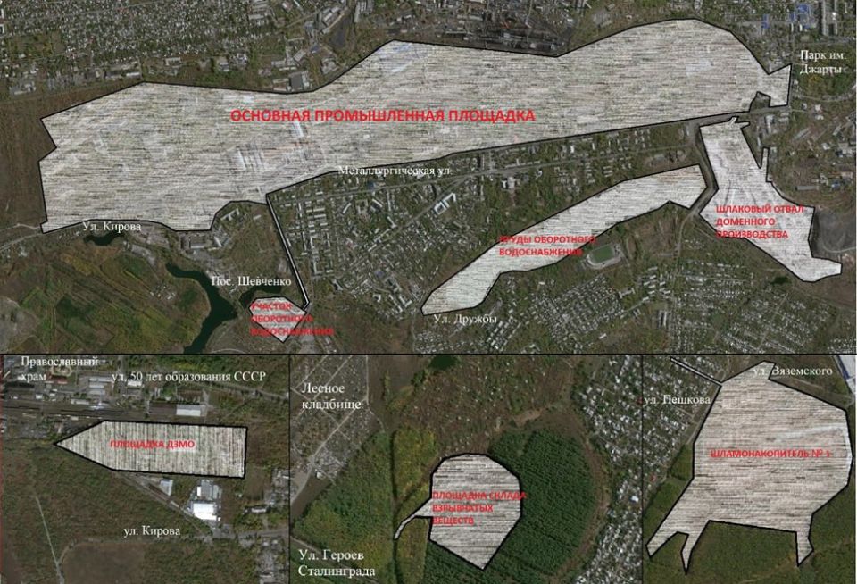 Уважаемые жители Макеевки! На представленной схеме обозначены условные границы частных земельных участков, расположенных в Кировском районе города Макеевки