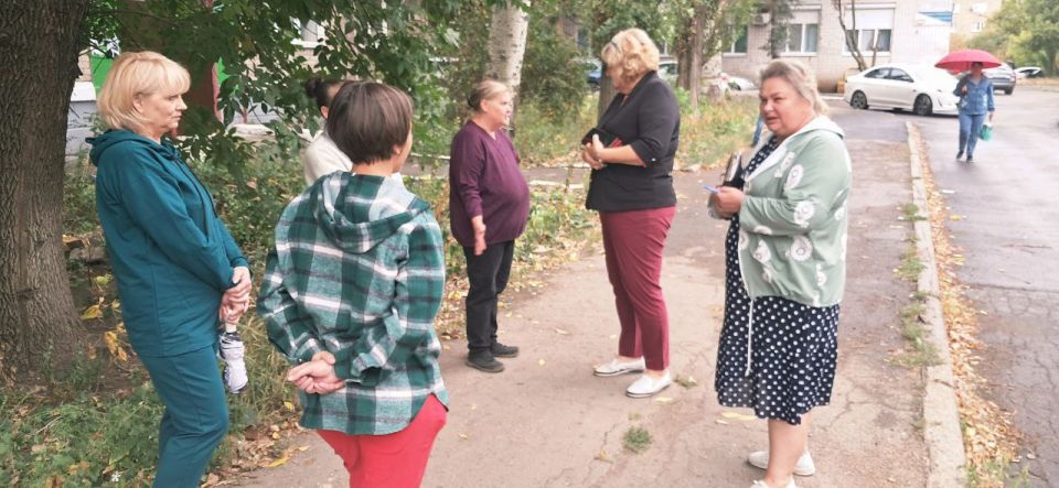 Сегодня, 18 сентября, заместитель руководителя Управы Центрально-Городского внутригородского района Лариса Онищенко и представитель Филиала «Макеевкатеплосеть» ГУП ДНР «ДОНБАССТЕПЛОЭНЕРГО» Жанна Анатольевна Ямпольская ... Сегодня, 18 сентября, заместитель руководителя Управы Центрально-Городского внутригородского района Лариса Онищенко и представитель Филиала «Макеевкатеплосеть» ГУП ДНР «ДОНБАССТЕПЛОЭНЕРГО» Жанна Анатольевна Ямпольская ...