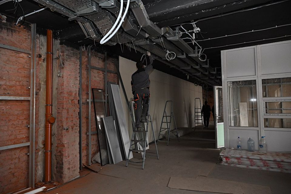 Денис Пушилин: Завершаем капитальный ремонт школы №1 в Макеевке Денис Пушилин: Завершаем капитальный ремонт школы №1 в Макеевке