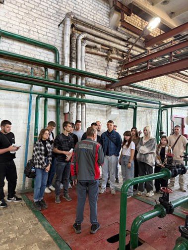 Визит студентов ДОННАСА в макеевскую теплосеть Визит студентов ДОННАСА в макеевскую теплосеть