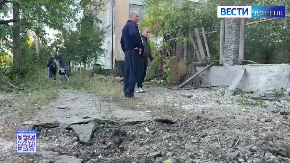 Последствия ракетного удара боевиков ВСУ в Восточном микрорайоне Макеевки