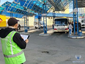 В Донецке и Макеевке специалисты Минтранса ДНР проверили межмуниципальные автобусные маршруты