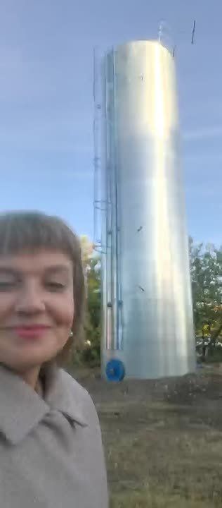 “Механизм оказался очень эффективным”: Елена Никитина показала третью водонапорную башню в Макеевке