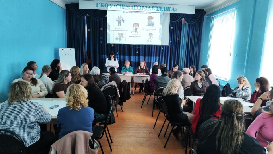 24 октября 2025 года на базе ГБОУ «СШ № 4 Г.О. МАКЕЕВКА» была проведена проектная сессия в муниципалитете (второй муниципальный такт) Региональной проектной сессии по разработке Региональной программы воспитания
