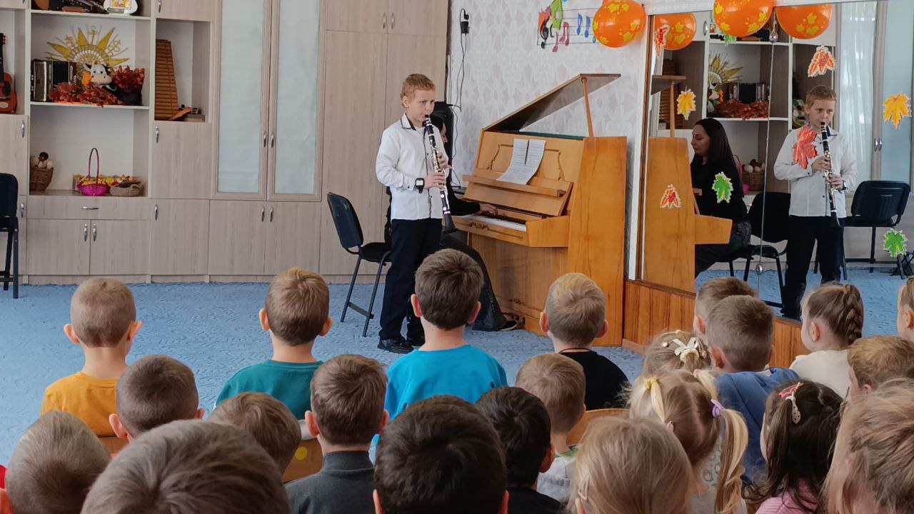 В ГКДОУ "ДЕТСКИЙ САД № 167 Г.О. МАКЕЕВКА" ДНР для воспитанников старших групп состоялся творческий концерт, организованный детской музыкальной школой города Макеевка В ГКДОУ "ДЕТСКИЙ САД № 167 Г.О. МАКЕЕВКА" ДНР для воспитанников старших групп состоялся творческий концерт, организованный детской музыкальной школой города Макеевка