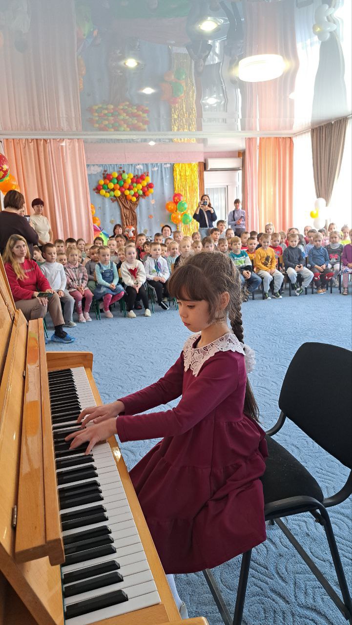В ГКДОУ "ДЕТСКИЙ САД № 167 Г.О. МАКЕЕВКА" ДНР для воспитанников старших групп состоялся творческий концерт, организованный детской музыкальной школой города Макеевка В ГКДОУ "ДЕТСКИЙ САД № 167 Г.О. МАКЕЕВКА" ДНР для воспитанников старших групп состоялся творческий концерт, организованный детской музыкальной школой города Макеевка