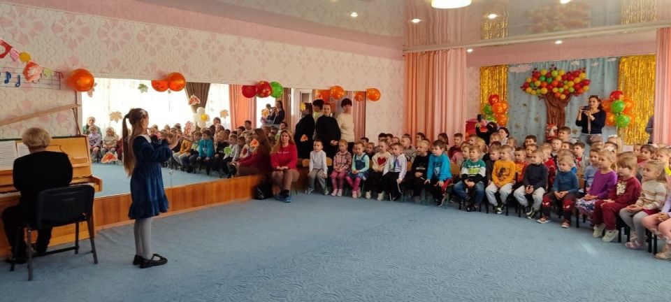 В ГКДОУ "ДЕТСКИЙ САД № 167 Г.О. МАКЕЕВКА" ДНР для воспитанников старших групп состоялся творческий концерт, организованный детской музыкальной школой города Макеевка В ГКДОУ "ДЕТСКИЙ САД № 167 Г.О. МАКЕЕВКА" ДНР для воспитанников старших групп состоялся творческий концерт, организованный детской музыкальной школой города Макеевка