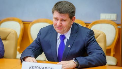 Владислав Ключаров: В городе, в соответствии с поручением Главы ДНР Дениса Владимировича Пушилина, продолжается обновление системы уличного освещения