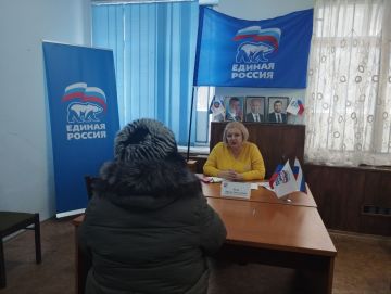 16 декабря, в общественной приемной Партии «Единая Россия» Кировского района города Макеевки, состоялся прием граждан, депутатом Народного Совета Донецкой Народной Республики Ириной Рудь