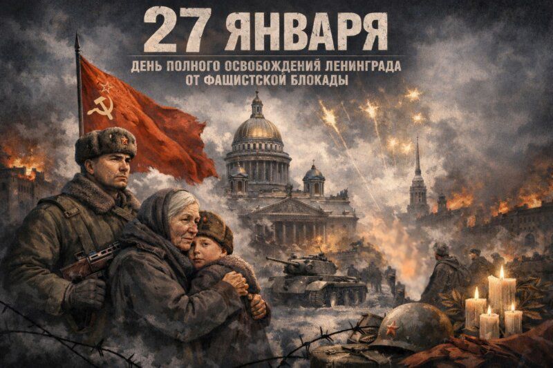 27 января исполняется 82 года со дня полного освобождения Ленинграда от фашистской блокады 27 января исполняется 82 года со дня полного освобождения Ленинграда от фашистской блокады