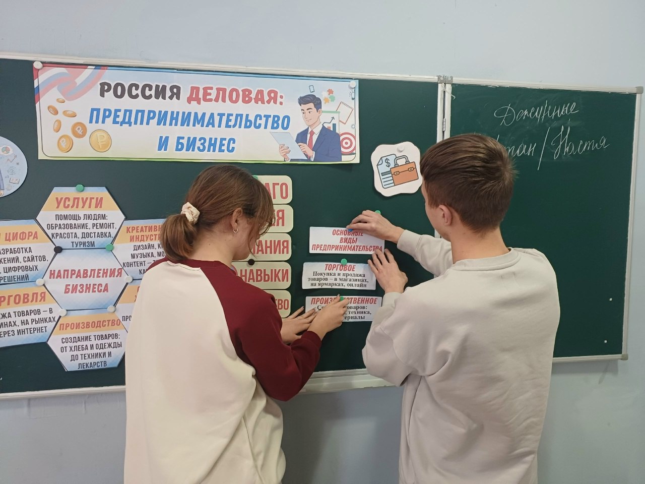 Школьники Макеевки исследовали мир предпринимательства в рамках курса "Россия — мои горизонты" Школьники Макеевки исследовали мир предпринимательства в рамках курса "Россия — мои горизонты"