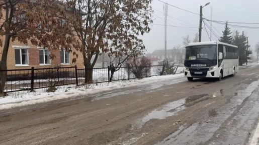 Силами МУП АГМ "Перспектива" были обработаны дороги посыпочным материалом