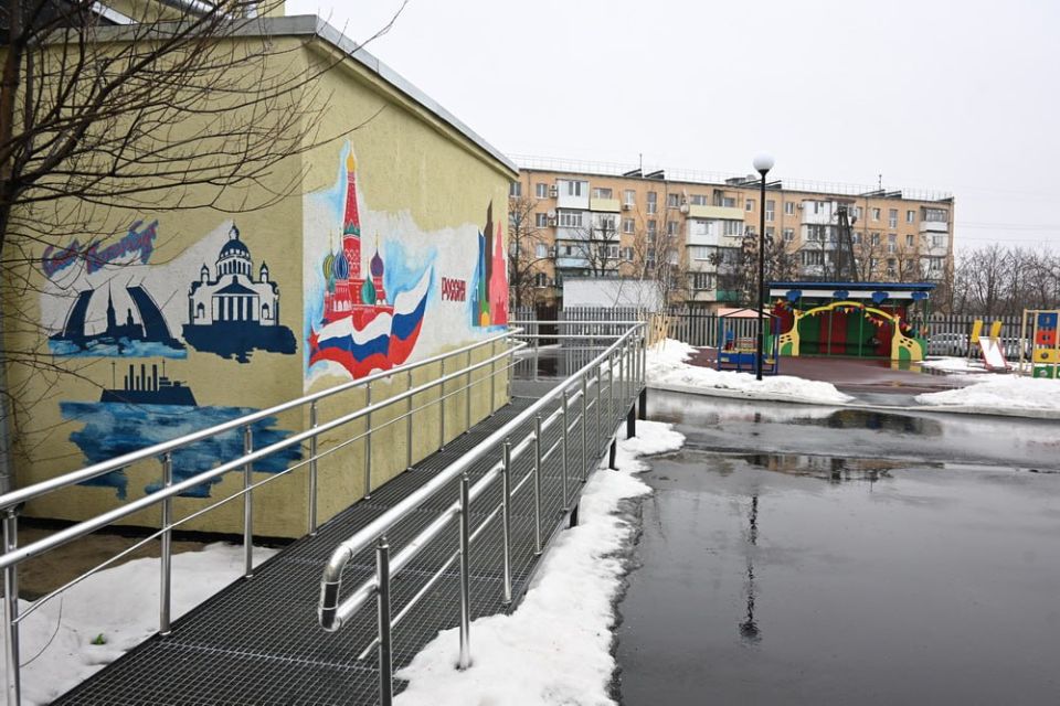 Денис Пушилин: Вместе с Маратом Хуснуллиным проверили после капитального ремонта детский сад «Радуга» в Мариуполе Денис Пушилин: Вместе с Маратом Хуснуллиным проверили после капитального ремонта детский сад «Радуга» в Мариуполе