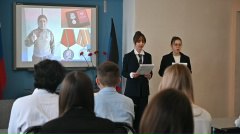 В преддверии Дня защитника Отечества ГБОУ "СШ № 49 Г.О. МАКЕЕВКА" почтила память Михаила Викторовича Мишина, открыв Парту Героя В преддверии Дня защитника Отечества ГБОУ "СШ № 49 Г.О. МАКЕЕВКА" почтила память Михаила Викторовича Мишина, открыв Парту Героя