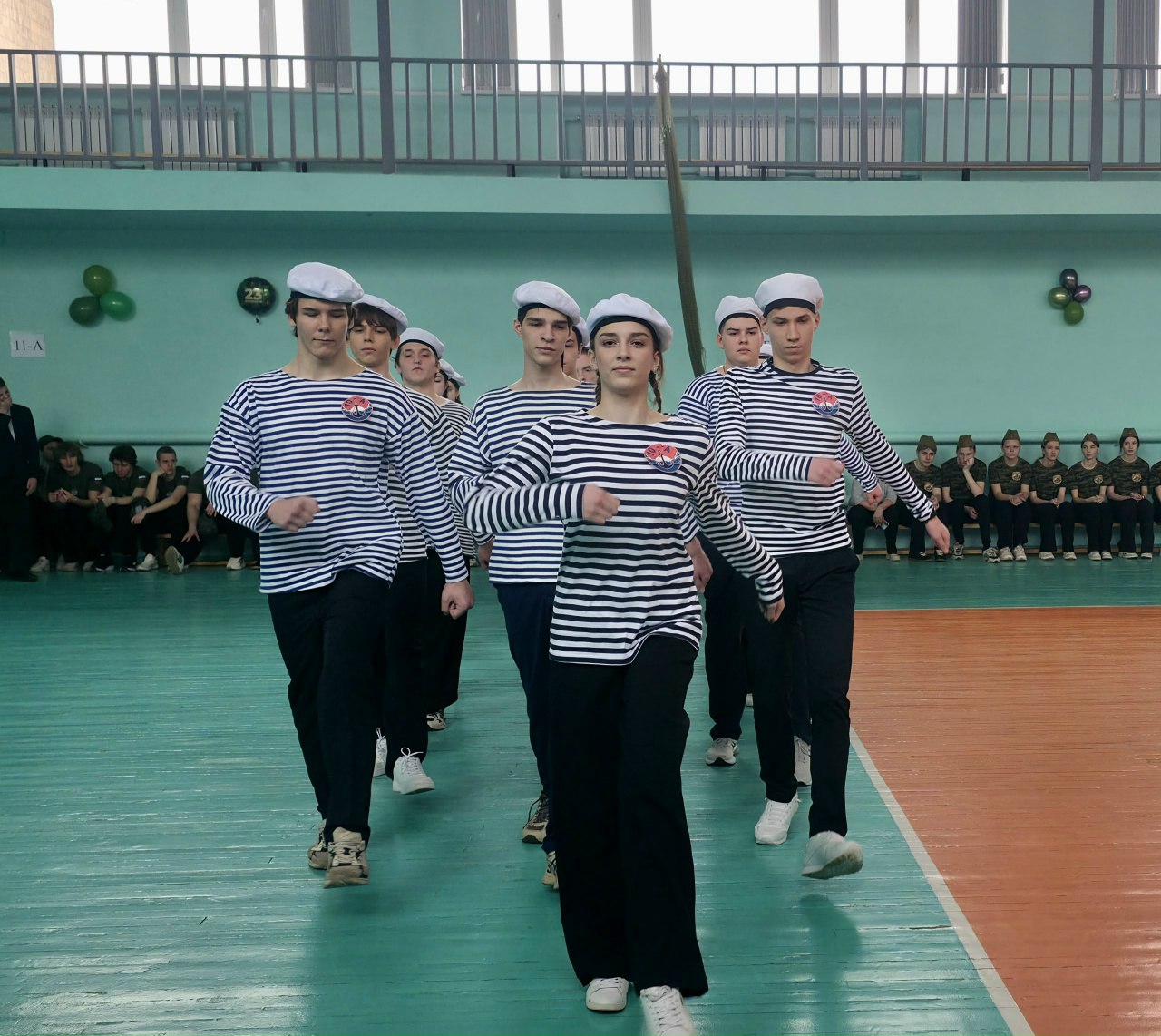 В рамках недели основ безопасности и защиты Родины (ОБЗР) в ГБОУ «СШ № 22 Г.О. МАКЕЕВКА» состоялся смотр строя и песни В рамках недели основ безопасности и защиты Родины (ОБЗР) в ГБОУ «СШ № 22 Г.О. МАКЕЕВКА» состоялся смотр строя и песни