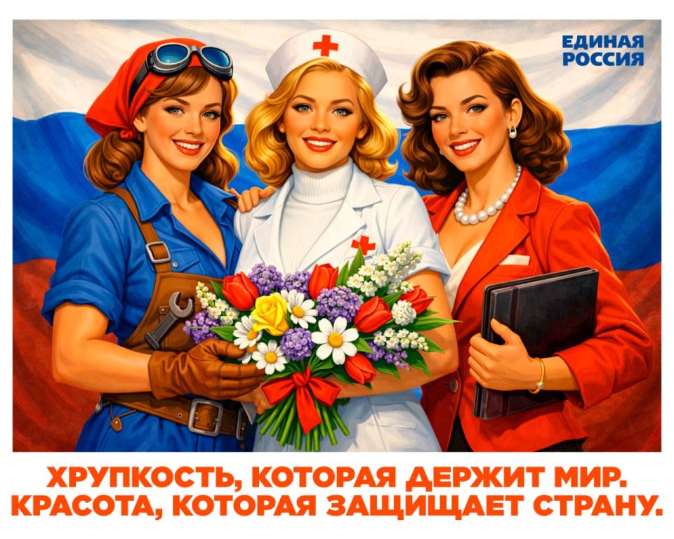 Валентина Харлашка: Дорогие женщины, с праздником!