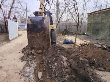 Сегодня, 16 марта, для восстановления подачи теплоносителя силами Филиала «Макеевкатеплосеть» ГУП ДНР «Донбасстеплоэнерго» ведутся ремонтные работы по устранению порыва на теплотрассе по ул. Шопена