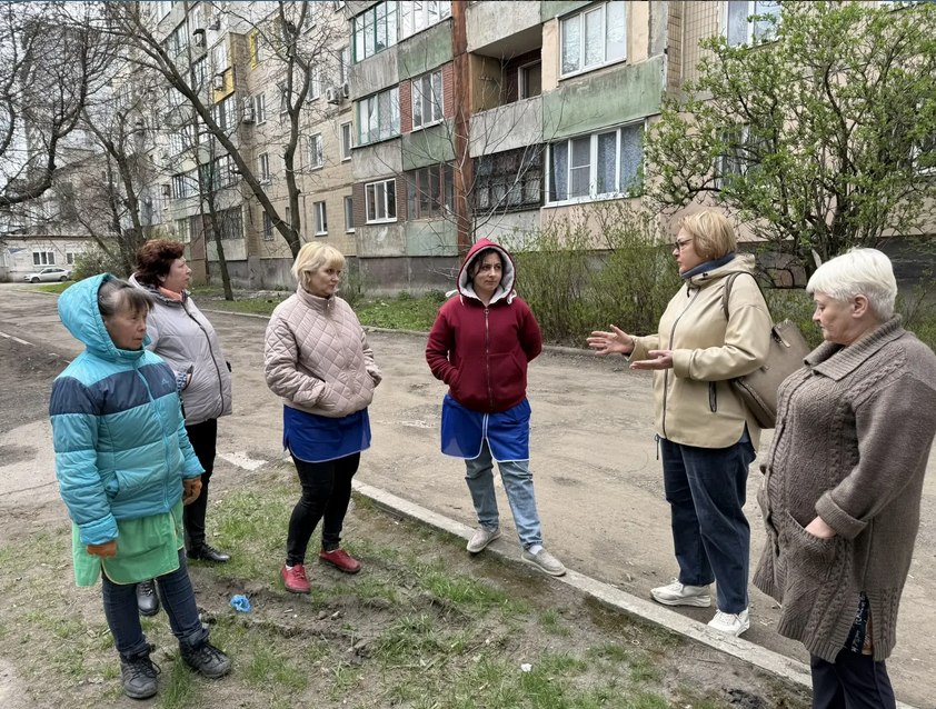 Сегодня, 7 апреля, депутат Макеевского городского совета Татьяна Репунова провела встречу по адресу: мкр