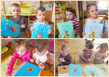 В преддверии Вербного воскресенья, светлого весеннего праздника, воспитанники группы "Фантазёры" ГБДОУ "ДЕТСКИЙ САД № 115 Г.О. МАКЕЕВКА" ДНР создали аппликацию на тему «Веточки вербы в вазе»