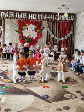 В рамках Года единства народов, а также с целью реализации проекта "Культура малой Родины" России в ГБДОУ "ДЕТСКИЙ САД № 194 Г.О. МАКЕЕВКА" ДНР состоялся Фестиваль костюмов народов России