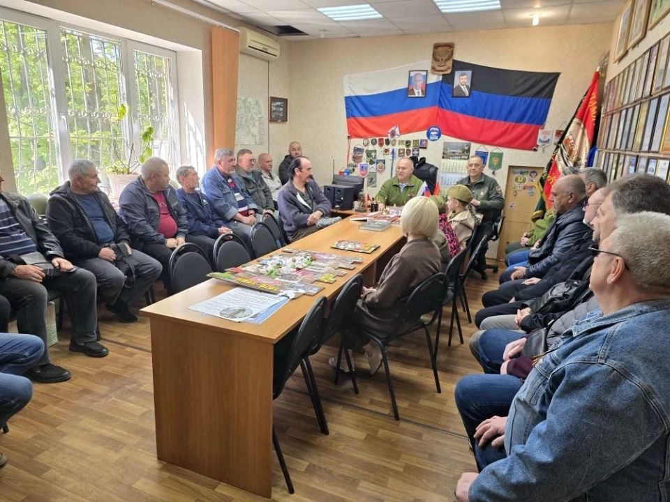 Дмитрий Огилец: 2.05.26г. состоялось очередное расширенное правление Макеевской городской организации «Российский Союз ветеранов Афганистана и специальных военных операций»
