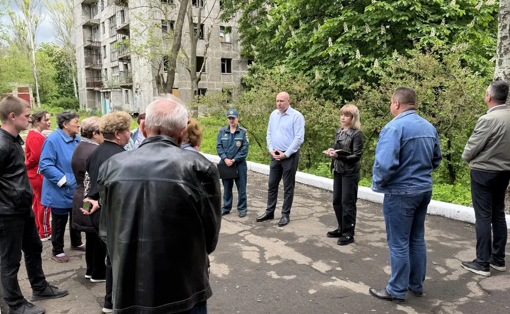 Евгений Марченко провел встречу с населением в Советском внутригородском районе городского округа Макеевка