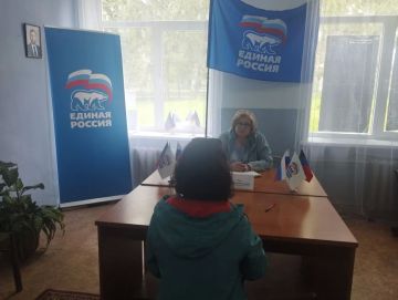 19 мая, в общественной приемной Партии «Единая Россия» Кировского района города Макеевки, состоялся прием граждан, депутатом Макеевского городского совета Ириной Рудь