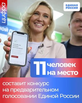 С 25 по 31 мая пройдет предварительное голосование Единой России