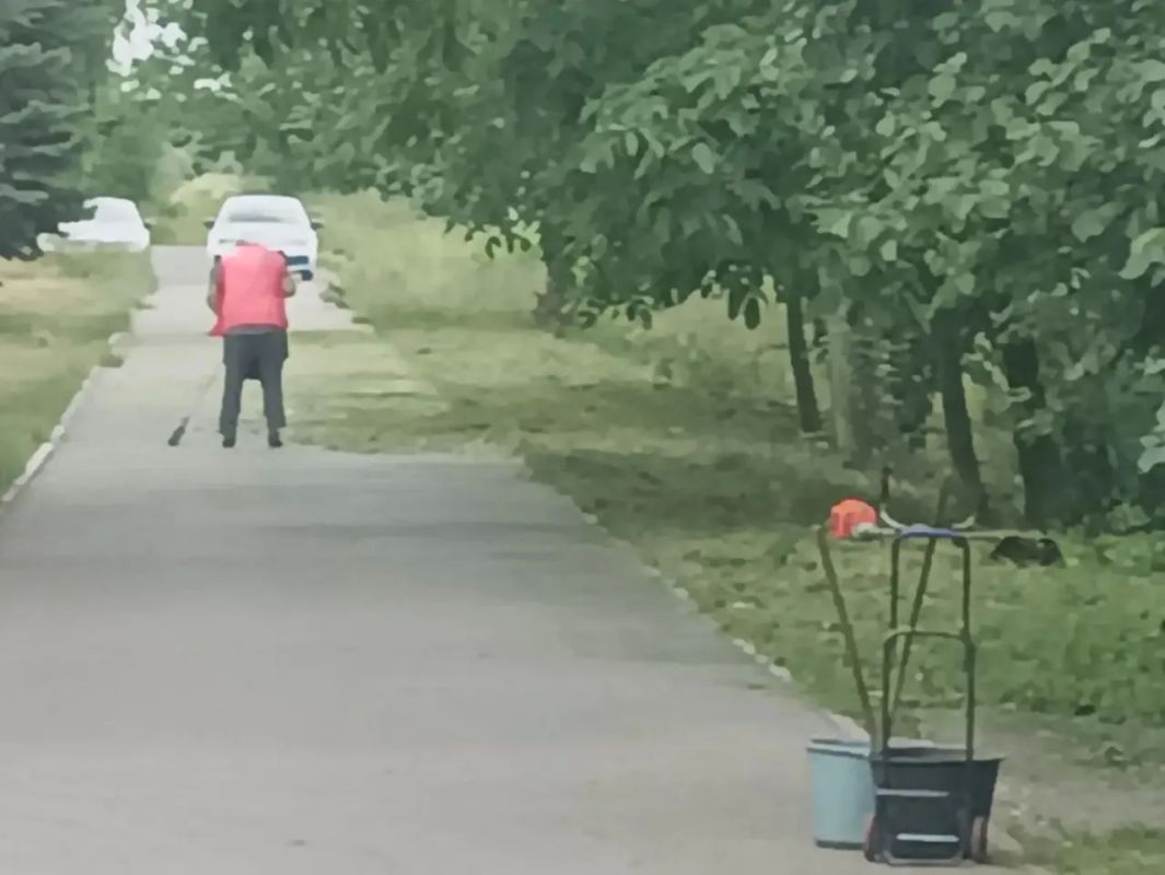 На территории Горняцкого внутригородского района продолжается работа по покосу сорной растительности На территории Горняцкого внутригородского района продолжается работа по покосу сорной растительности
