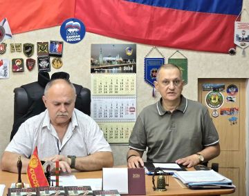 Дмитрий Огилец: В рамках своей депутатской деятельности провёл встречу с ветаранами боевых действий г.Макеевки