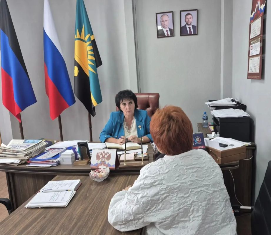 7 сентября, провела личный прием граждан в здании Администрации городского округа Макеевка