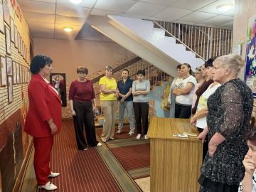 16 сентября, провела встречу с коллективом ГБДОУ «Детский-сад № 167 комбинированного вида городского округа Макеевка»