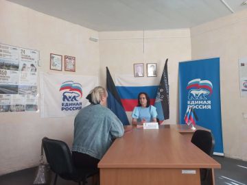 Сегодня, 25 сентября, в общественной приемной Единой России Советского внутригородского района городского округа Макеевка состоялся Единый день приема родителей дошкольников