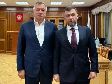 Марат Хуснуллин и Денис Пушилин обсудили восстановление инфраструктуры ДНР