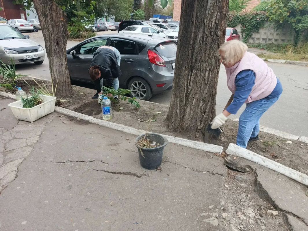 В Центрально-Городском внутригородском районе с целью реализации проекта Единой России «Городская среда» прошла еженедельная акция «Чистый четверг»